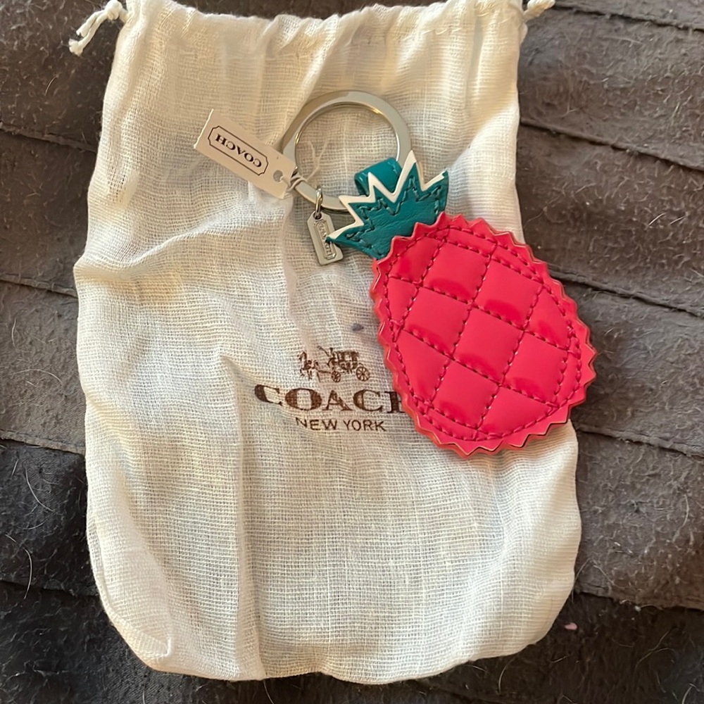 Coach key chain, nwt